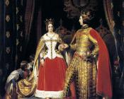 埃德温 亨利 兰德希尔爵士 : Queen Victoria and Prince Albert at the Bal Costume